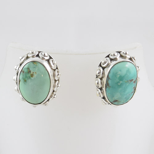 925 Sterling Silver Jewelry Turquoise Earrings supplier