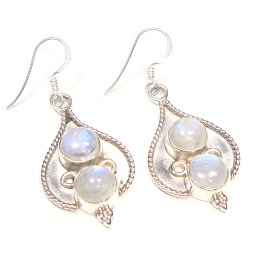 Rainbow Moonstone Earring Fashion Jewelry supplier