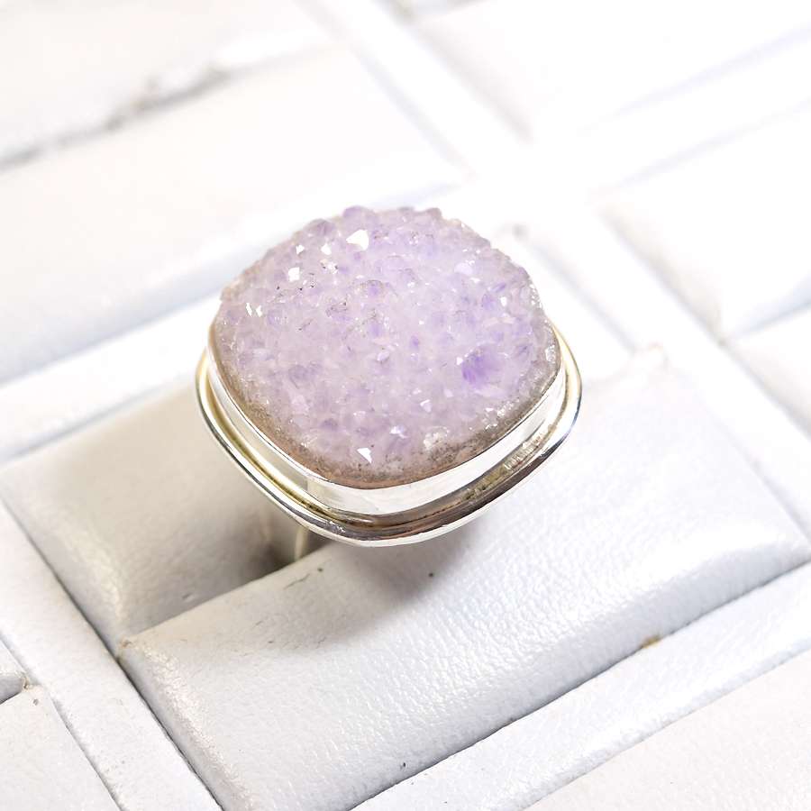 Amethyst Cluster Stone Rings Exporter