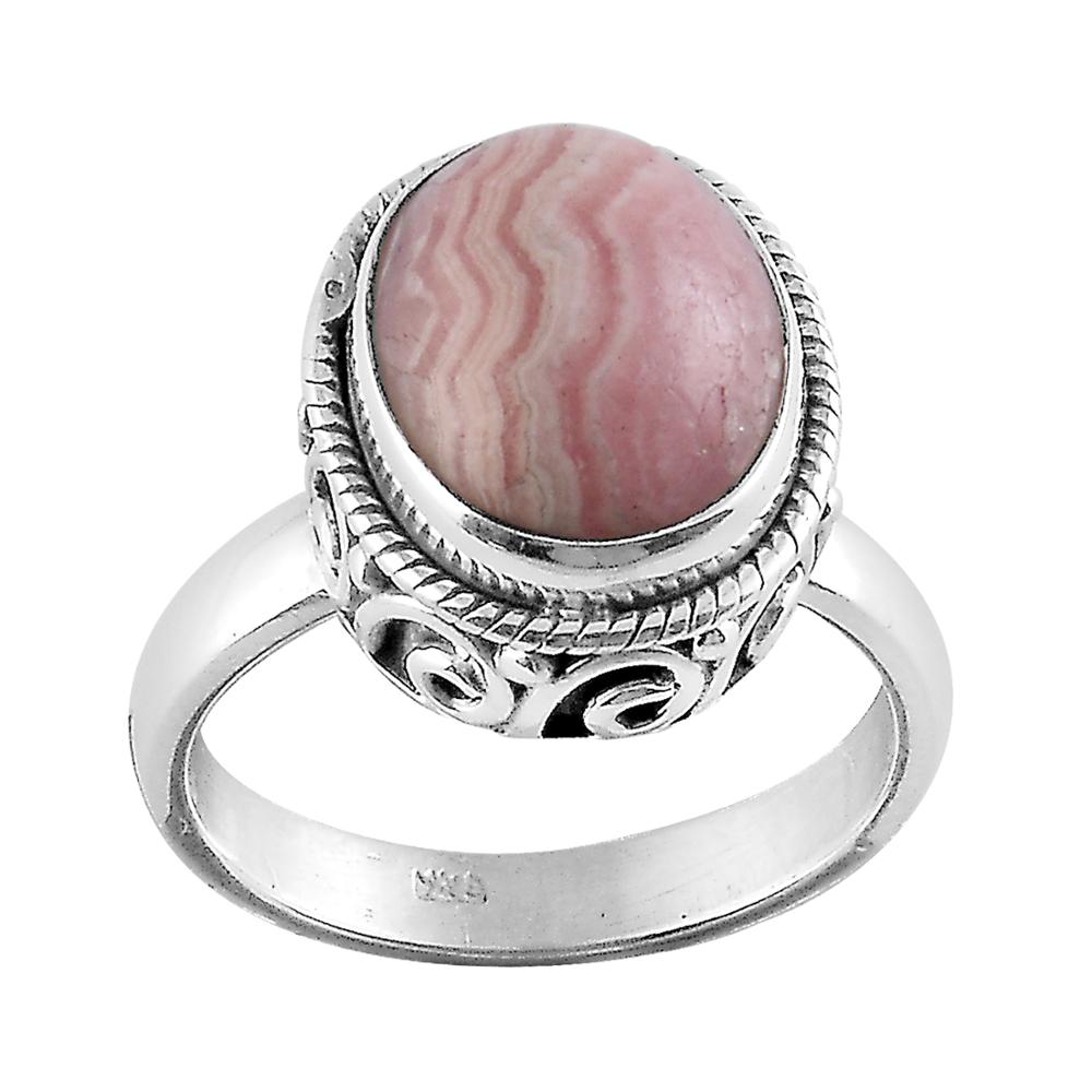 Wholesale jewelry with rhodochrosite gemstone ring