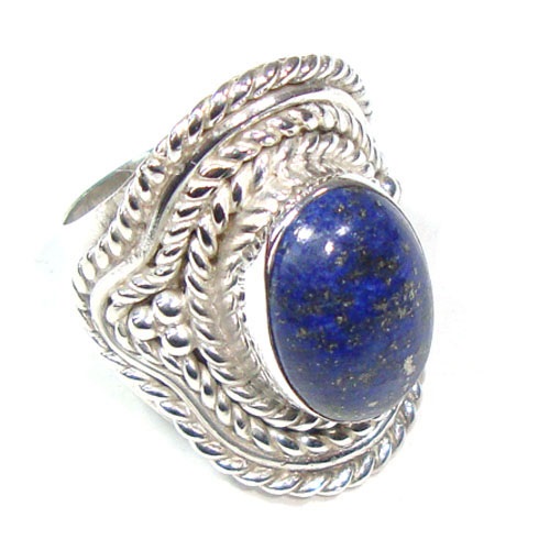 Lapis Lazuli Stone Beautiful Cabochon Rings Suppiler