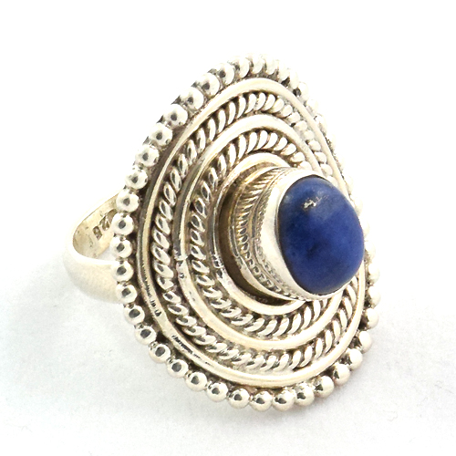 Lapis Lazuli Stone Beautiful Cabochon Rings Suppiler