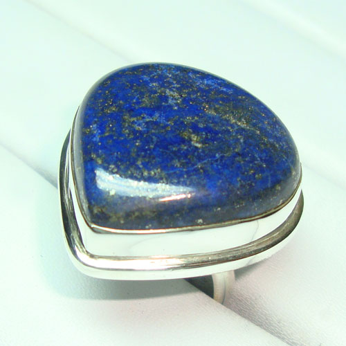 Silver Ring Lapis Ring Exporter