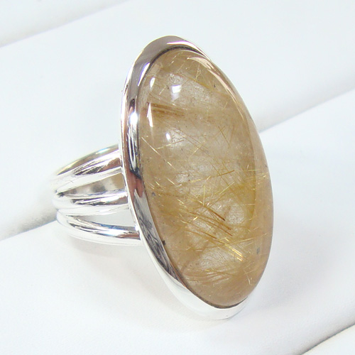 Indian Ethnic Ring Rutilated Quartz  Manufacturter