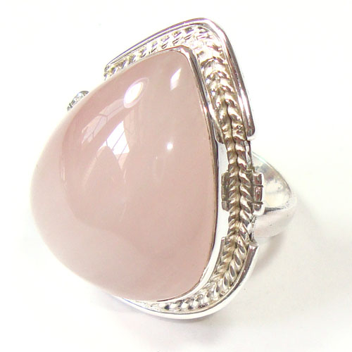 Pink Gemstone Rings Natural Stone Jewelry Supplier