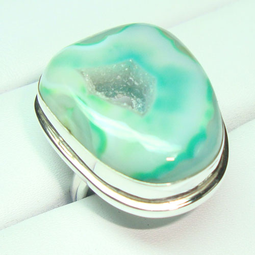 925 Sterling Silver Agate Druzy Gemstone Jewelry Exporter