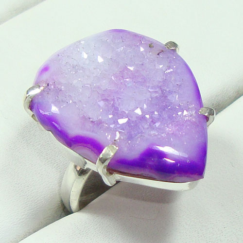 925 Sterling Silver Agate Druzy Gemstone Jewelry Exporter