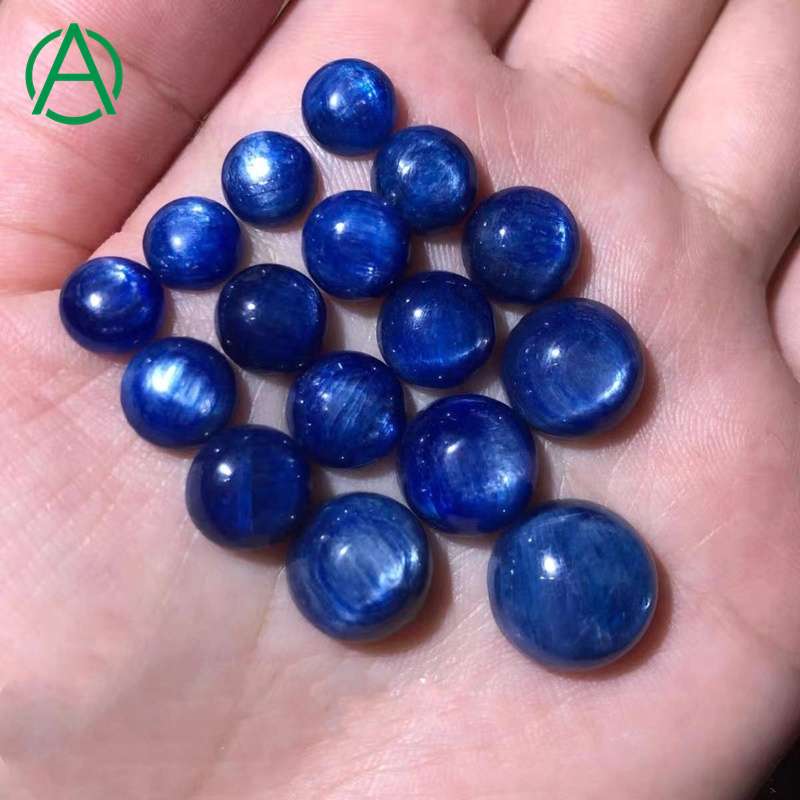 Natural Kyanite Round Cabochon, Gemstone Cabochons Exporter