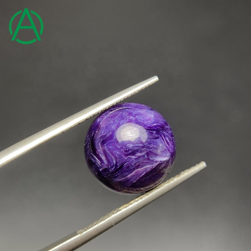 Natural Charoite Round Cabochon, Gemstone Cabochons Exporter