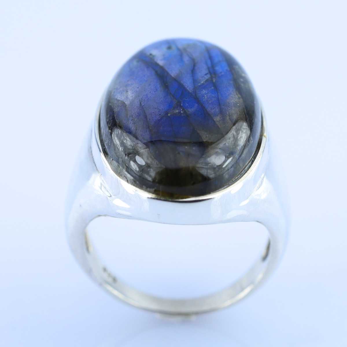 925 Sterling Silver Labradorite Ring Gemstone Rings Supplier