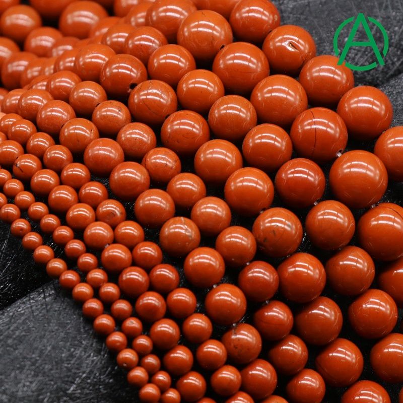 Round South Africa Red Jasper Stone Loose Beads Supplier