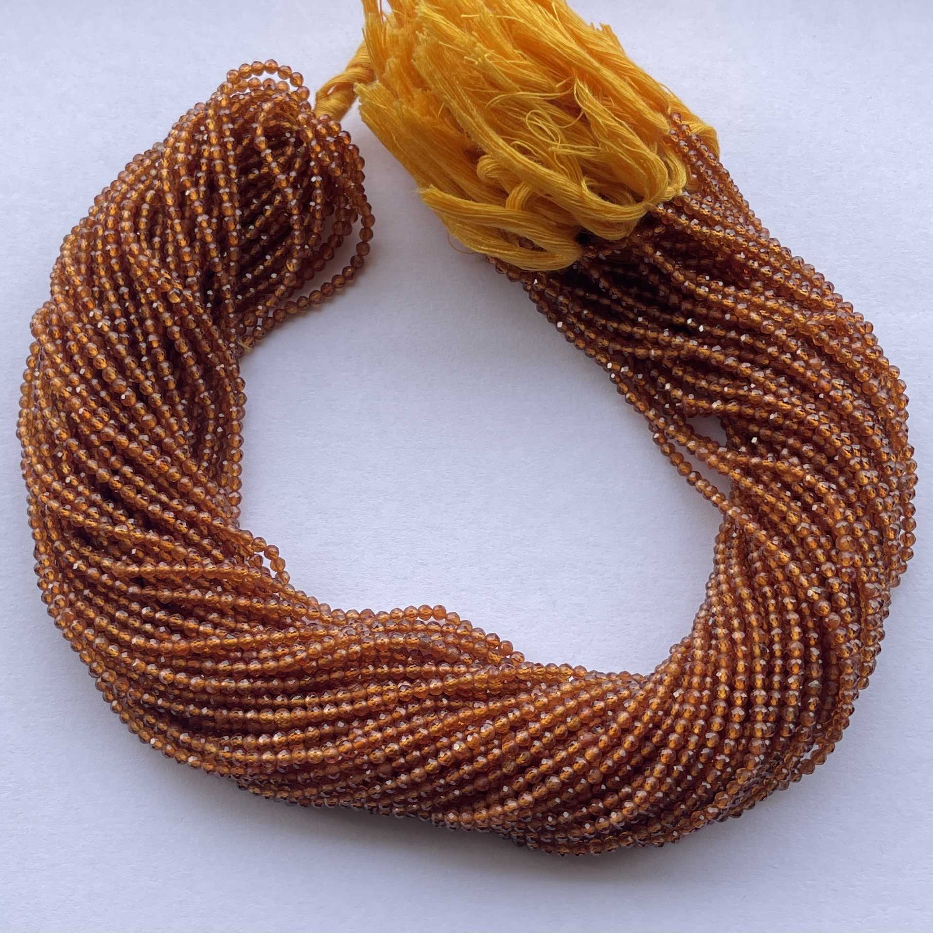 Natural Micro Hessonite Garnet Faceted Gemstone Wholesaler