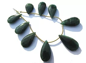 Green Aventurine Faceted Pear Supplier