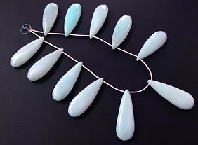 Peruvian Blue Opal Smooth Pear Manufacturer