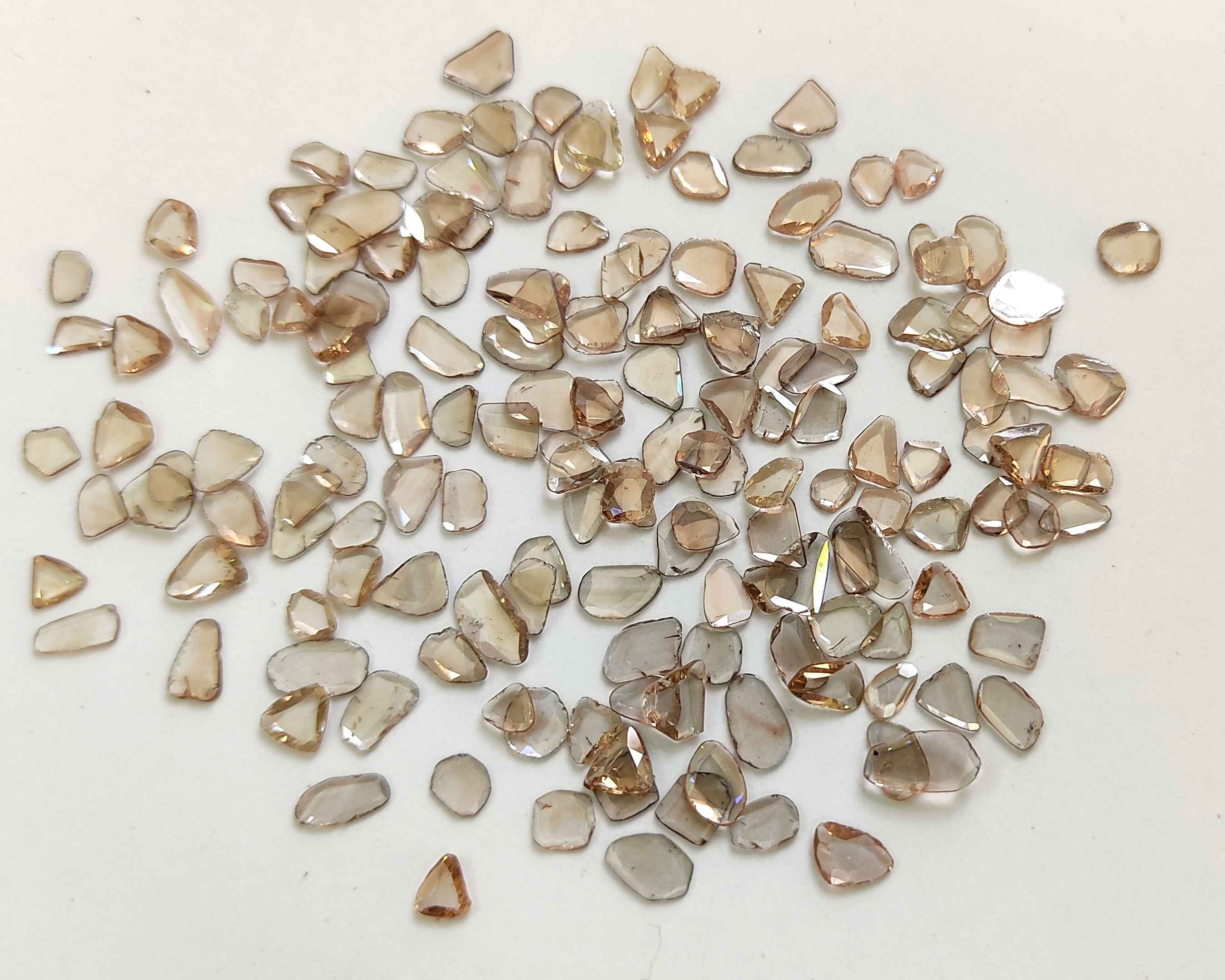 Top Quality Natural Light Brown Diamond Polki Loose Diamond Exporter