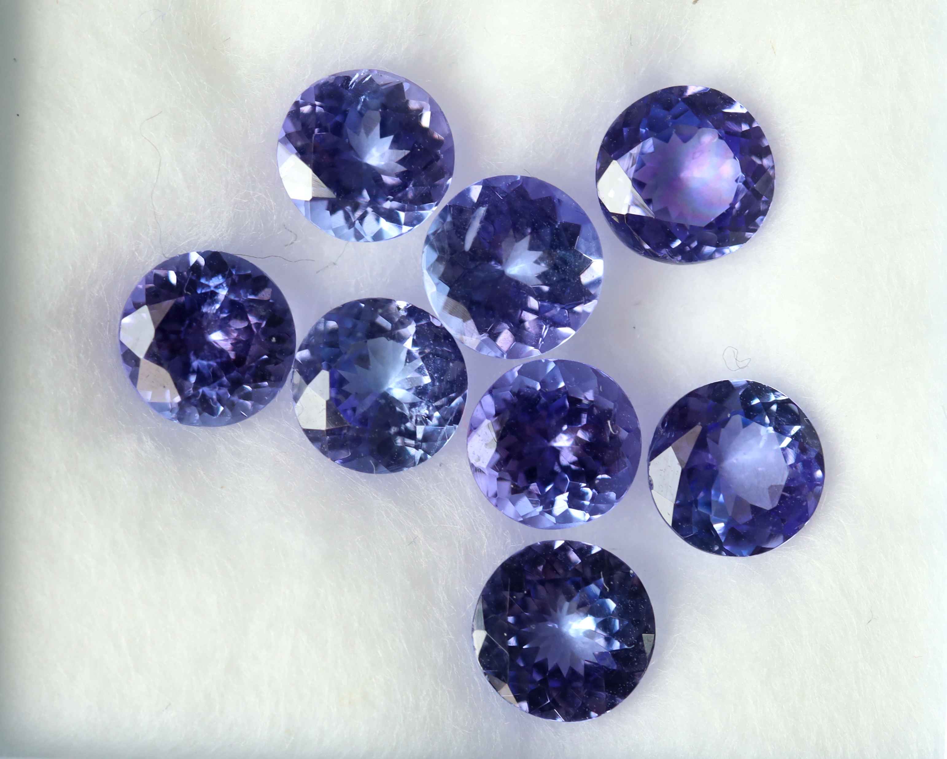 4 mm Natural Tanzanite Round Faceted High Quality Loose Gemstone Suppliers