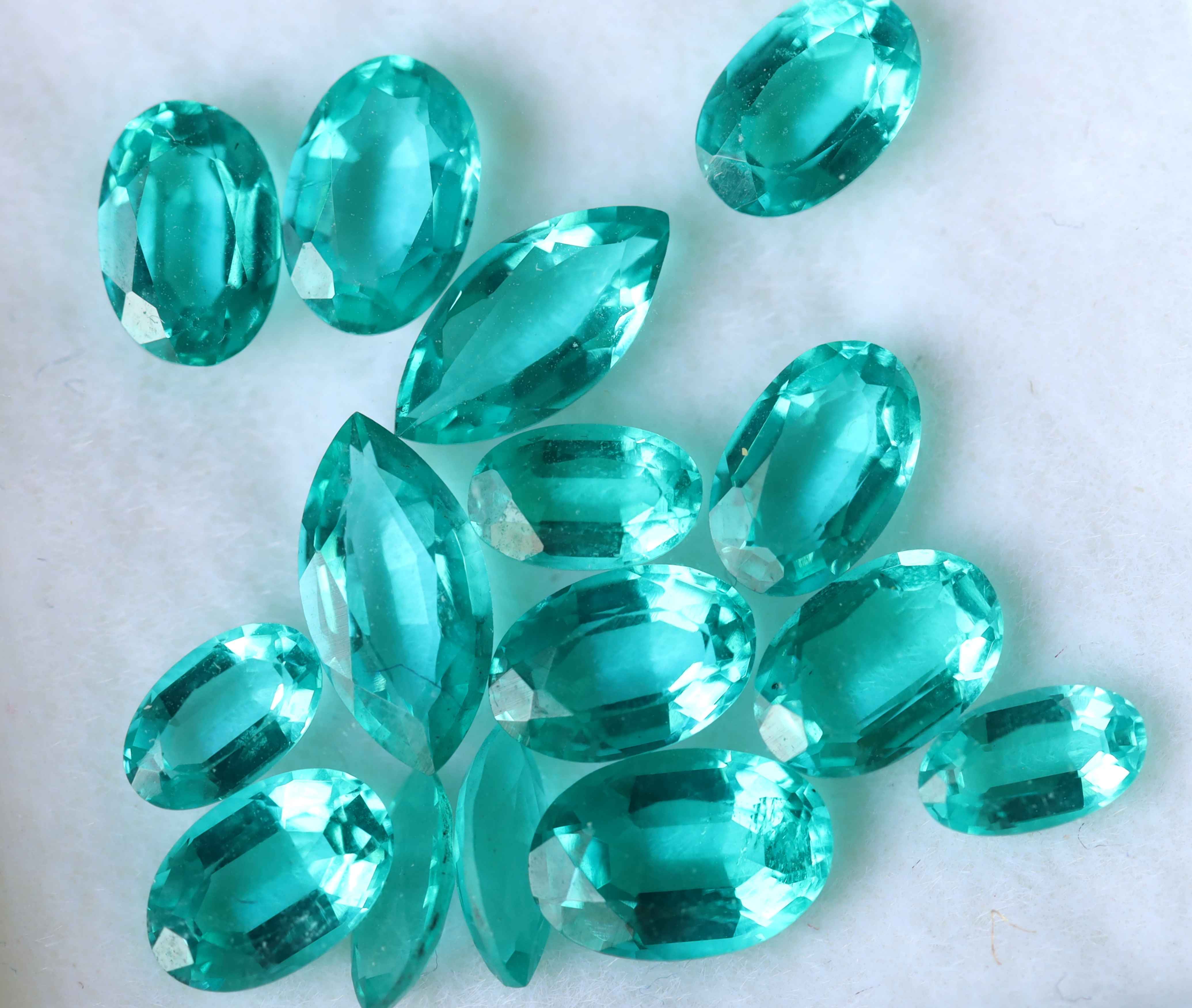 Natural Fine Quality Blue Apatite Faceted Cut Loose Gemstones Suppliers