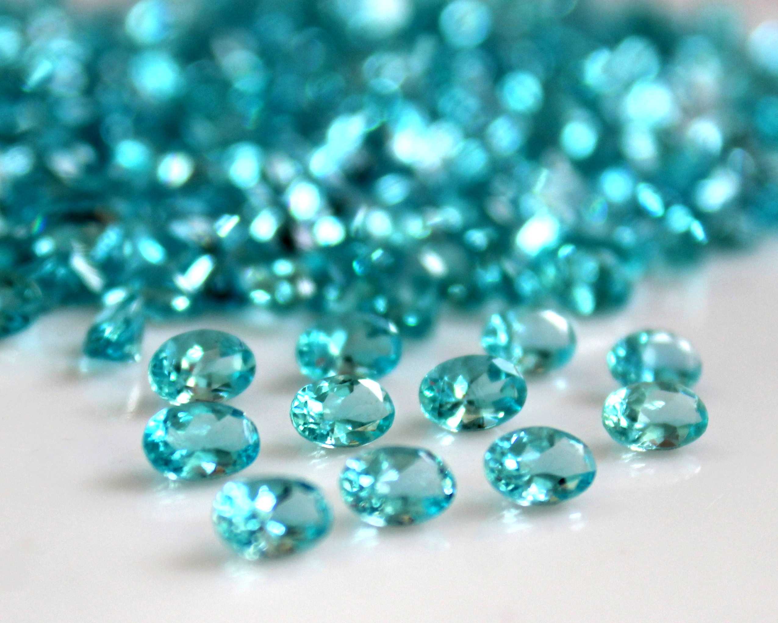 Natural Fine Quality Blue Apatite Faceted Cut Loose Gemstones Exporter