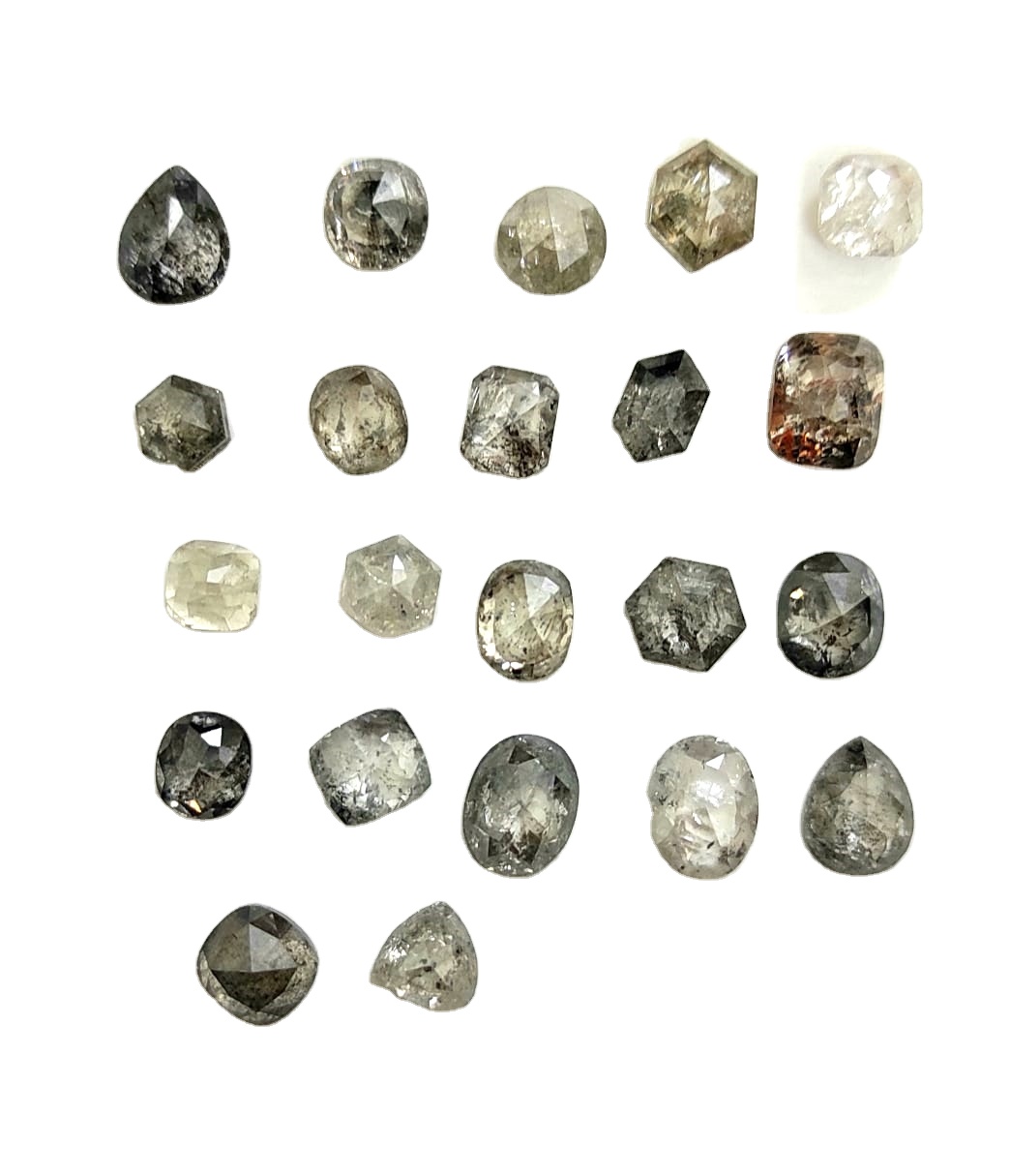 Salt And Pepper Fancy Cut Diamond Top Quality Loose Diamond Exporter