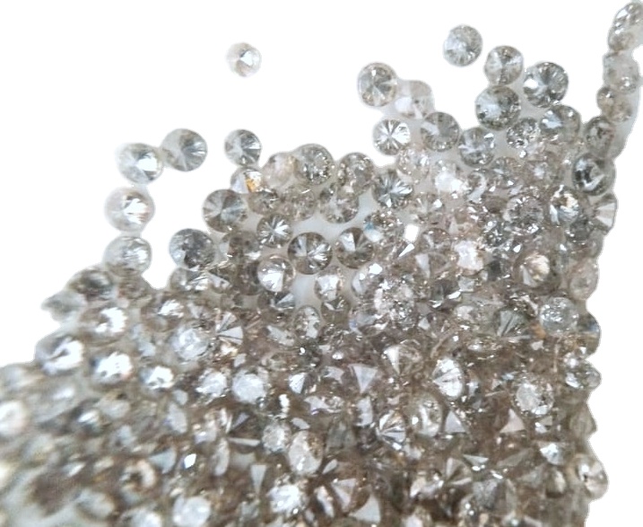 AAA Quality Natural Salt and Pepper Fancy Shape Faceted Loose Diamond Exporter