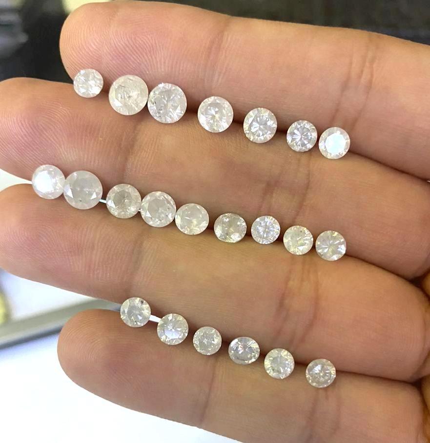 AAA Quality Natural Salt and Pepper Fancy Shape Faceted Loose Diamond Exporter