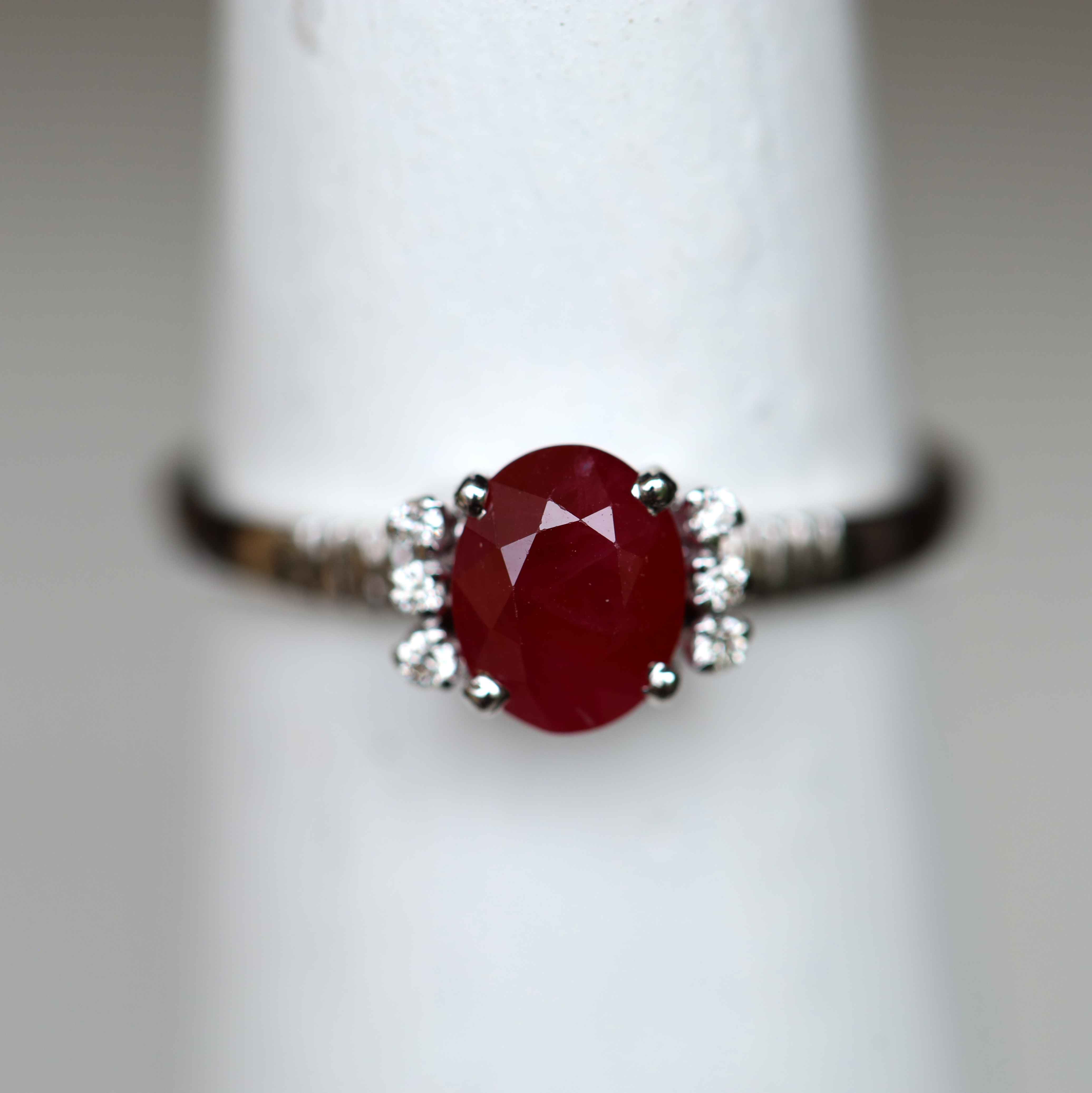 Natural Ruby Diamond Faceted Gemstone Ring Exporter