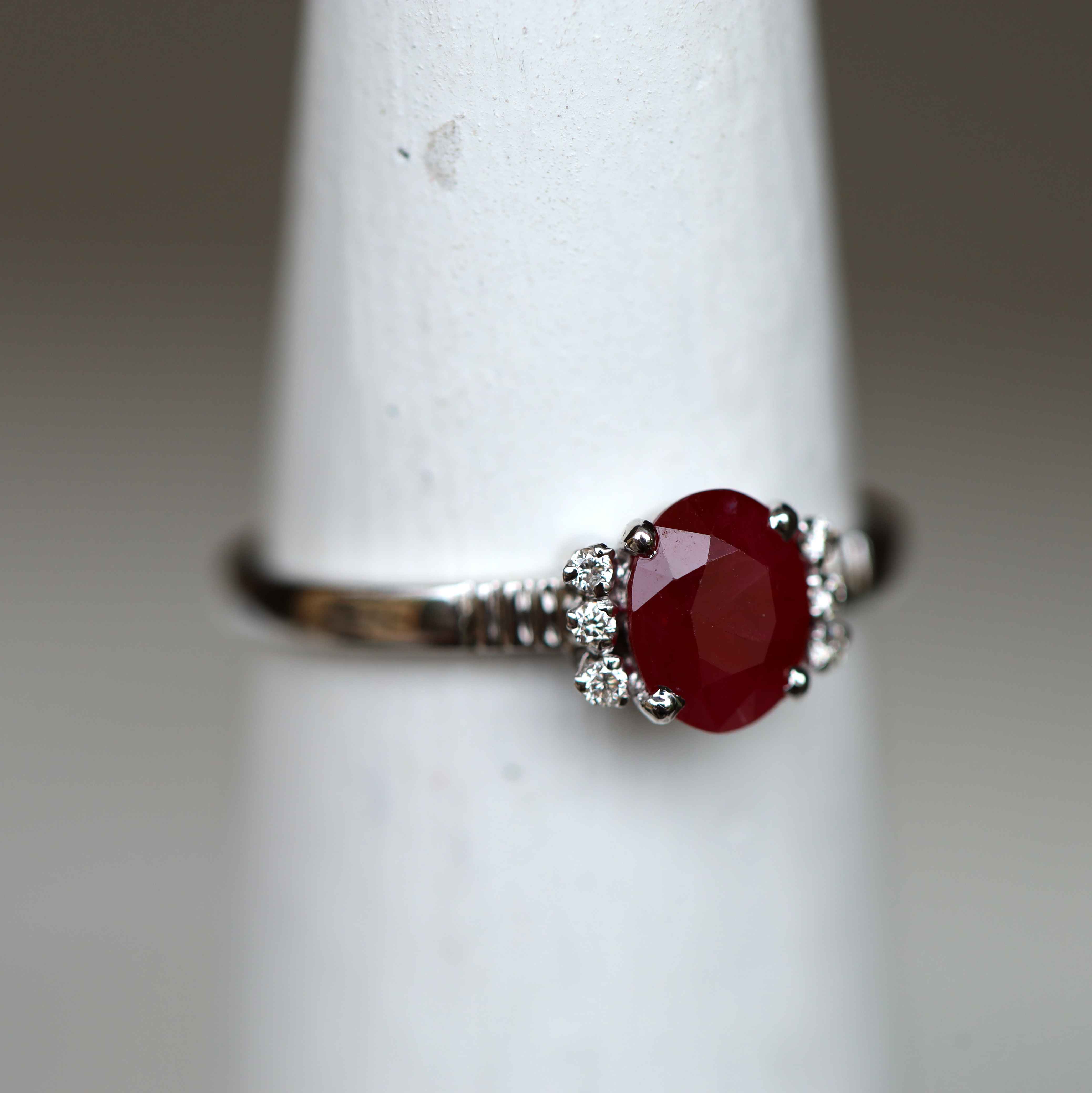 Natural Ruby Diamond Faceted Gemstone Ring Exporter