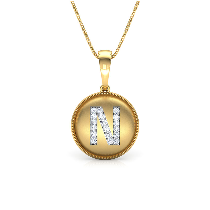 Casual Wear Unique and Best Price Alphabet N Pendant Exporter