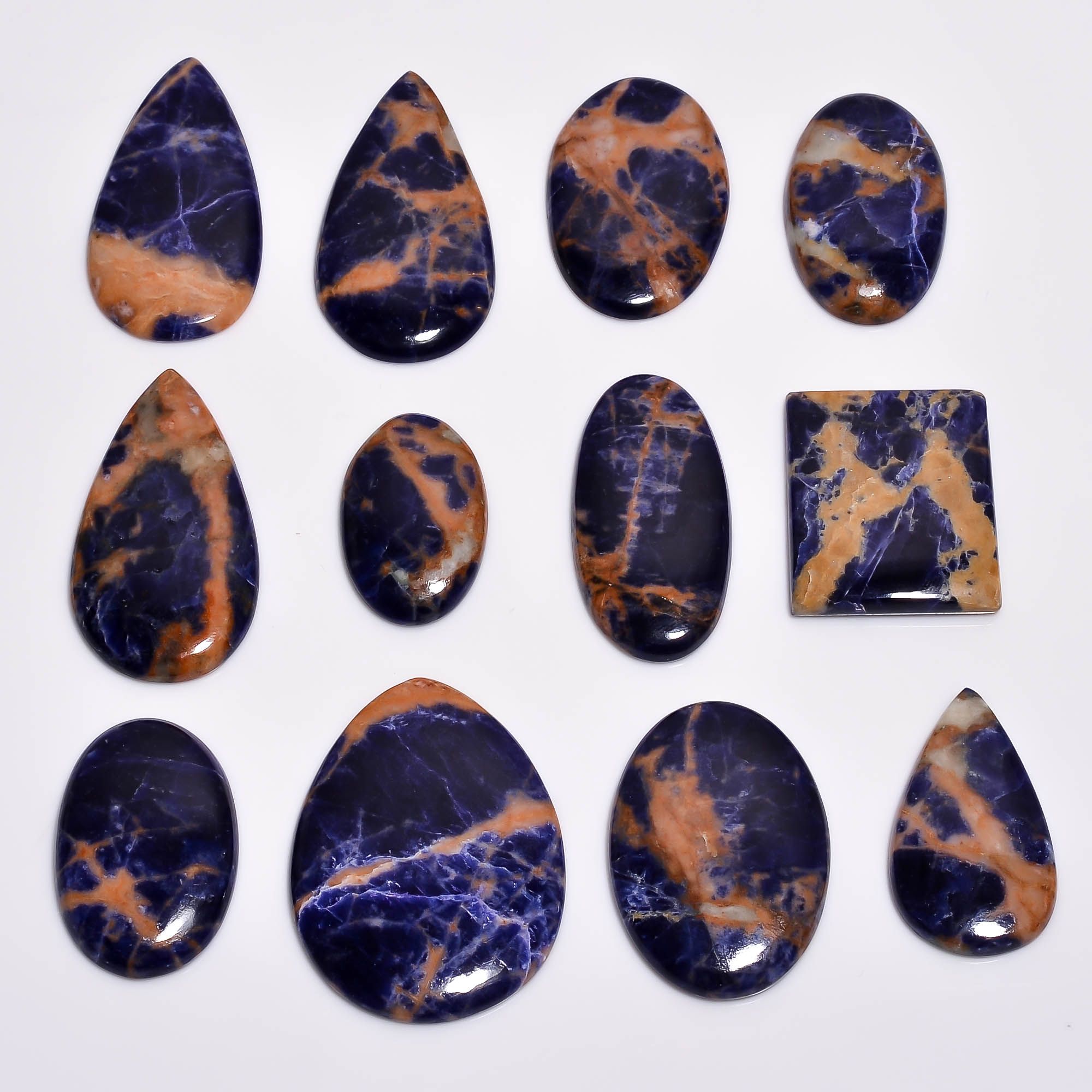 Natural Sodalite Loose Gemstone Cabochon  Manufacturer