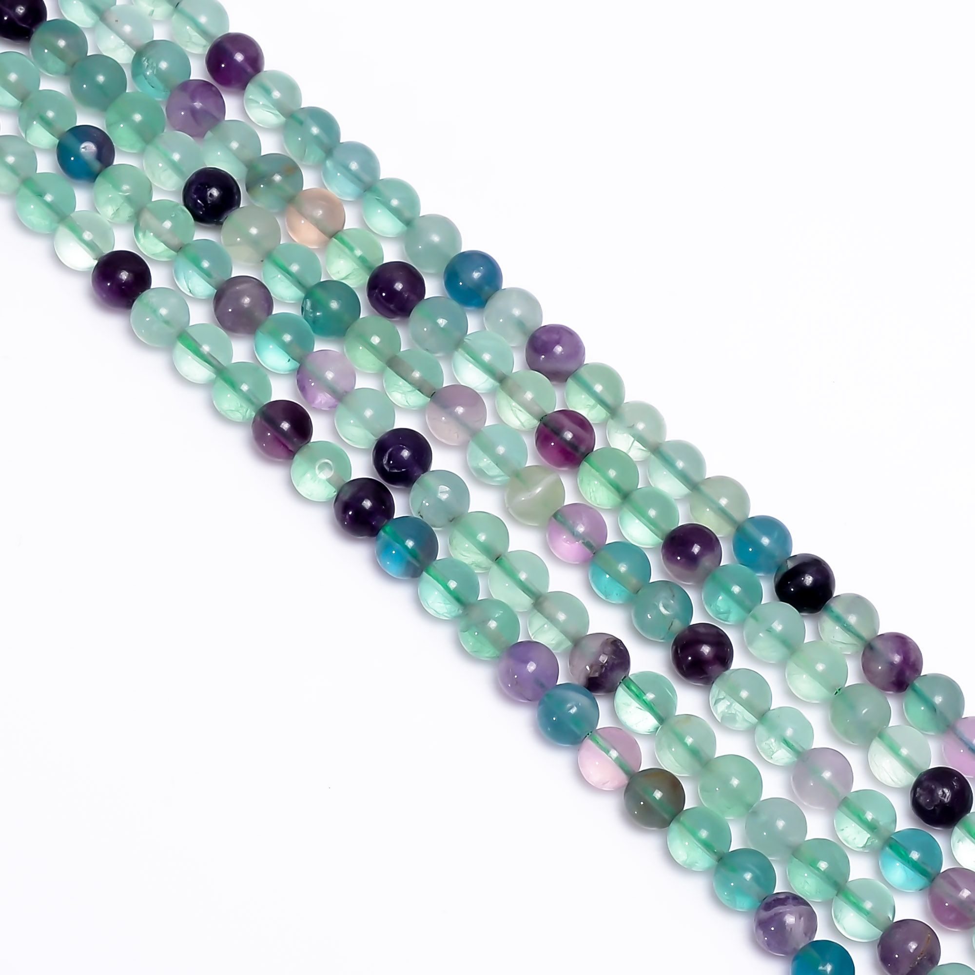 Natural Fluorite Beads Gemstone Natural Fluorite Beads Full 15" Strands Supplier
