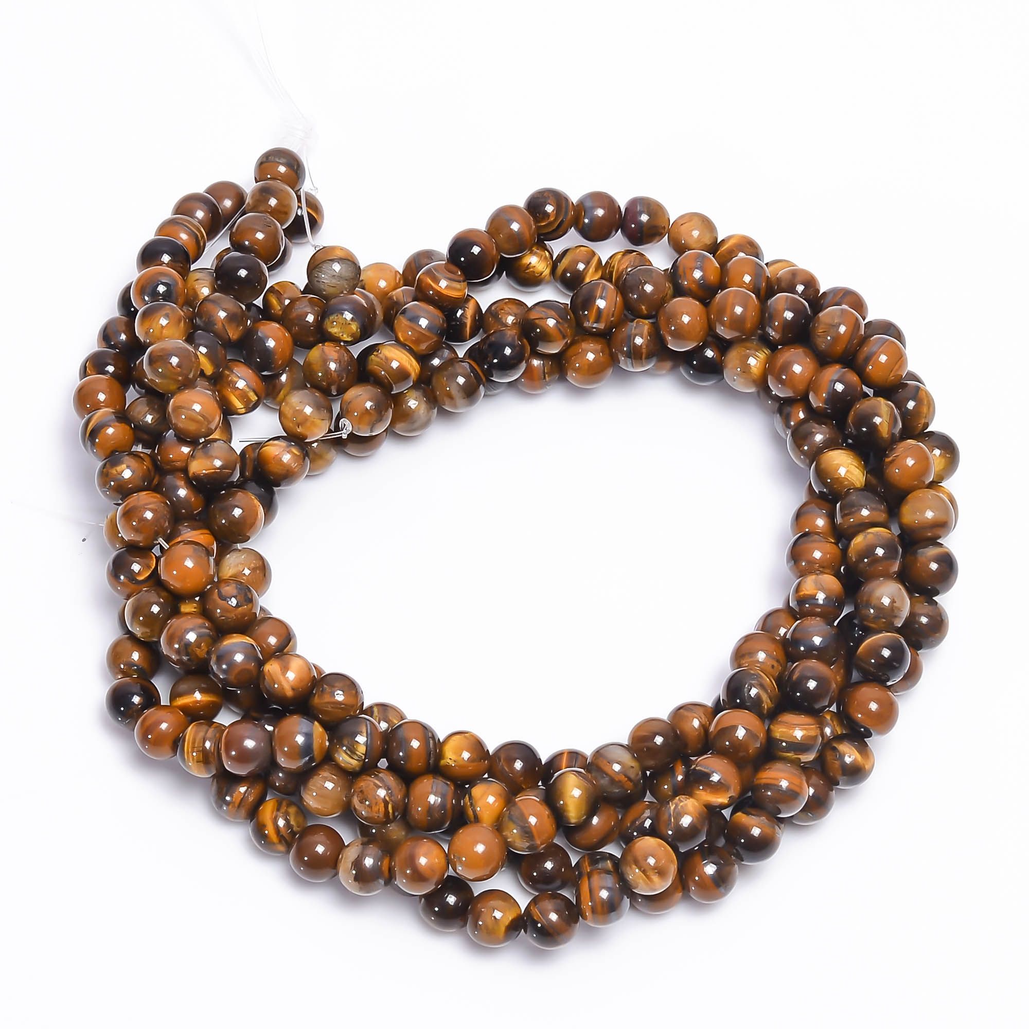 Tiger Eye Beads Gemstone Natural Tiger Eye Beads Full 15" Strands Supplier