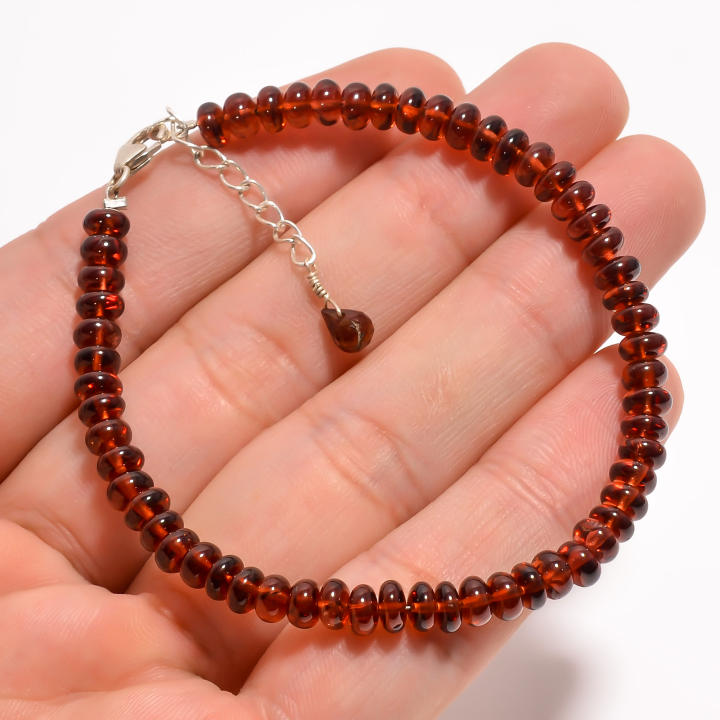 Natural Mozambique Garnet Gemstone Bracelet Mozambique Bracelet Supplier