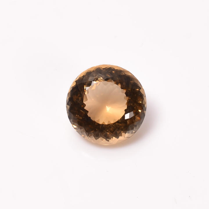 Bolivia Champagne Quartz Gemstone Round Shape Brilliant Cut Supplier