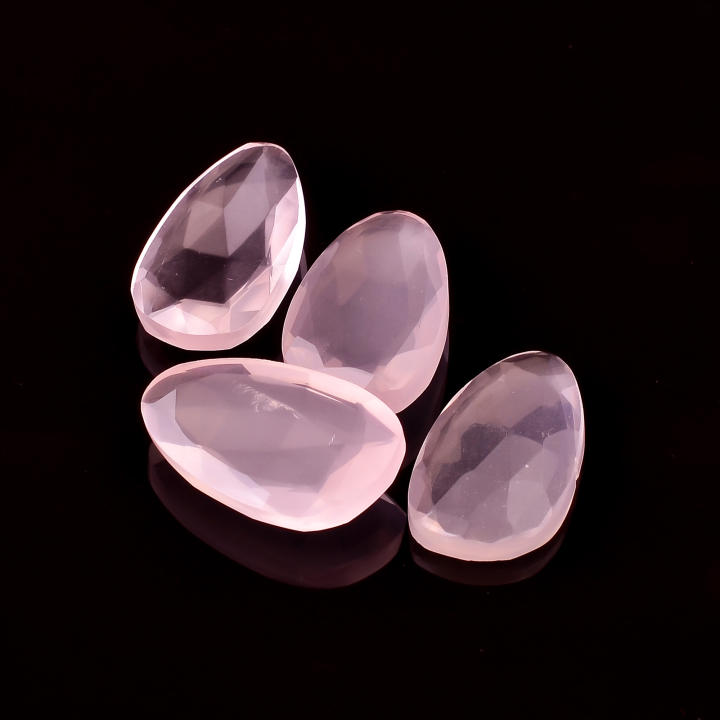 Top Quality Rose Quartz Gemstone Fancy Shape Checker Cut Supplier