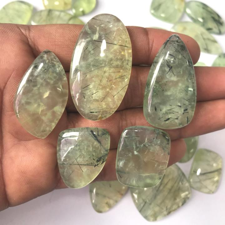 Natural Green Prehnite Gemstone Supplier