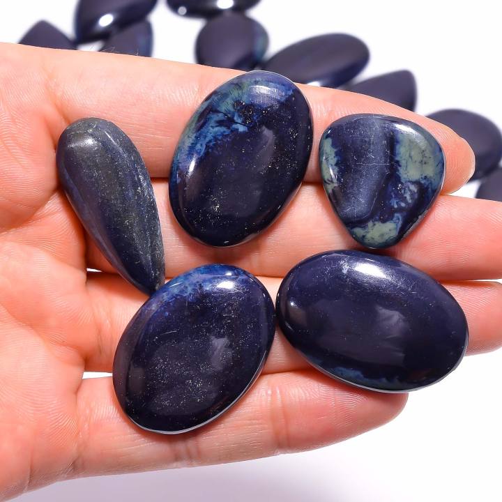 Natural Vivianite Loose Designer Gemstone Cabochons Supplier