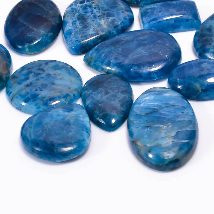 Natural Blue Apatite Loose Designer Gemstone Cabochons Supplier