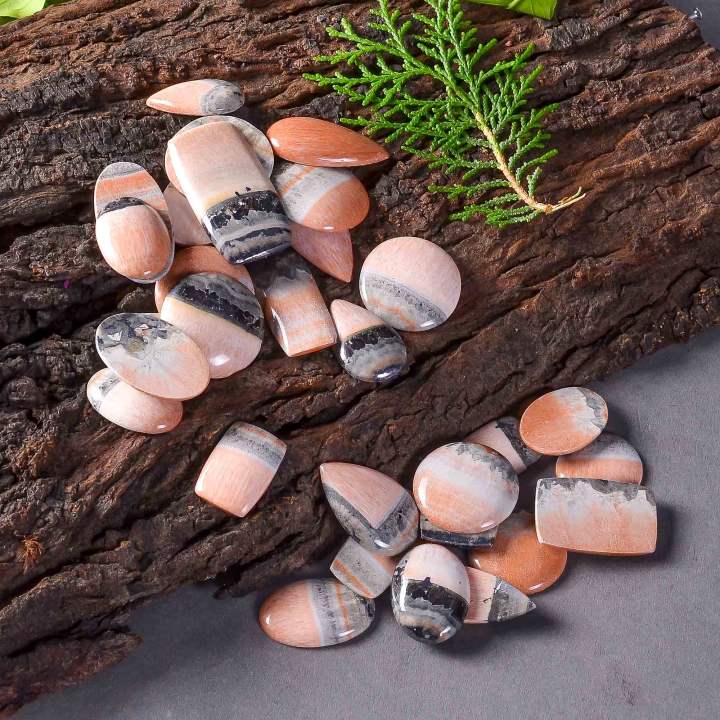 Natural Celestrobarite Loose Designer Gemstone Cabochons Exporter