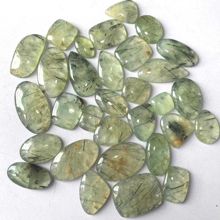 Natural Green Prehnite Designer Gemstone Exporter