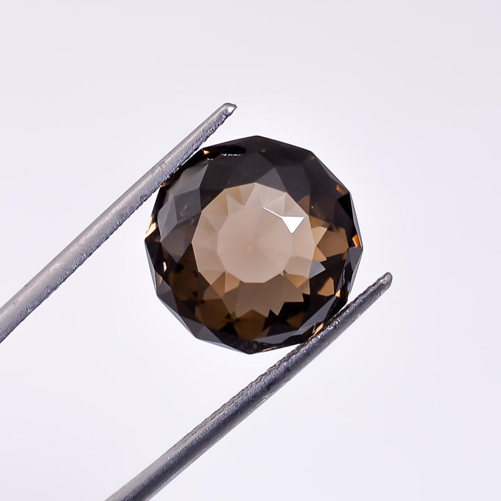Natural Smoky Quartz Cabochon Gemstone Round Shape Cabochon Cut Supplier
