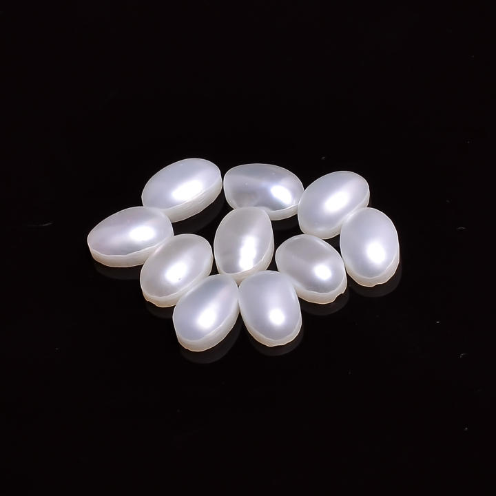 Natural Biwa Pearl Gemstone Oval Shape Fancy Cut Stone Supplier