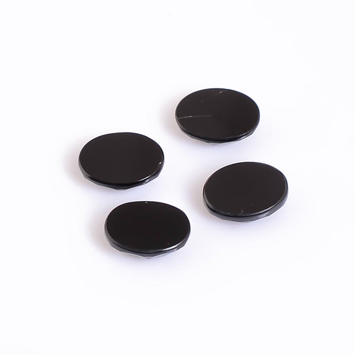 Natural Black Onyx Gemstone Oval Shape Faceted Cut Supplier
