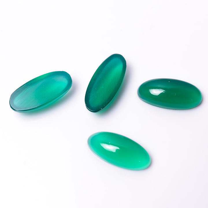 Natural Green Chalcedony Gemstone Cushion Shape Fancy Cut Stone Supplier