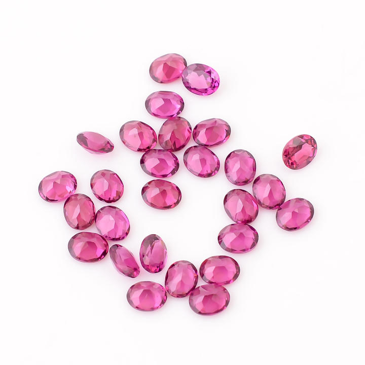 Natural Pink Tourmaline Gemstone Oval Shape Fancy Cut Stone Supplier