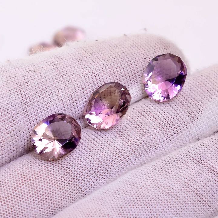 Natural Ametrine Quartz Gemstone Oval Shape Brilliant Cut Stone Supplier