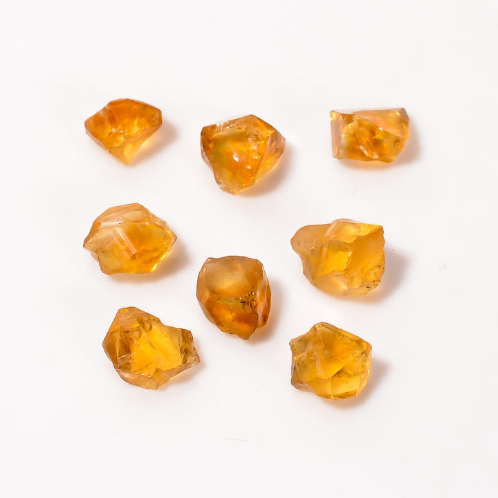 Natural Citrine Rough Gemstone Fancy Shape Faceted Cut Supplier