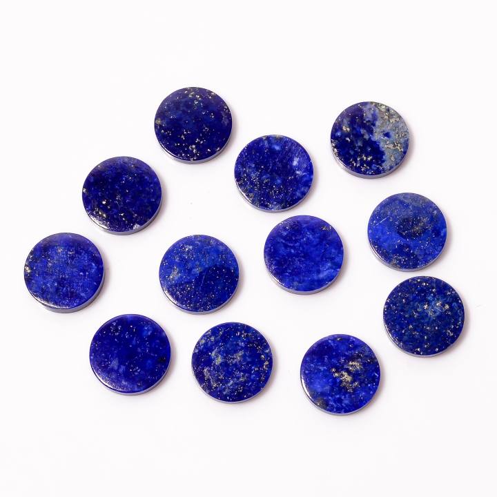 Natural Lapis Lazuli Gemstone Round Shape Cabochon Cut Supplier