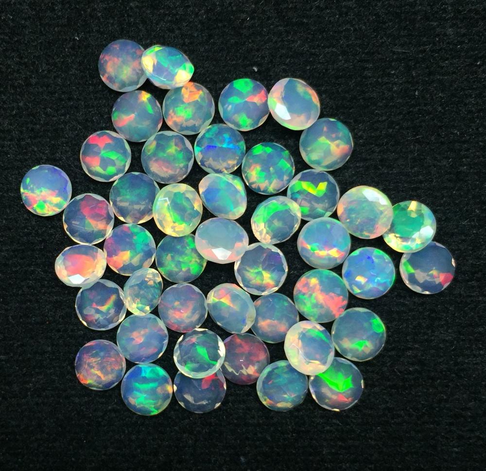 2mm Natural Ethiopian Opal Gemstone Loose Gemstone Exporter