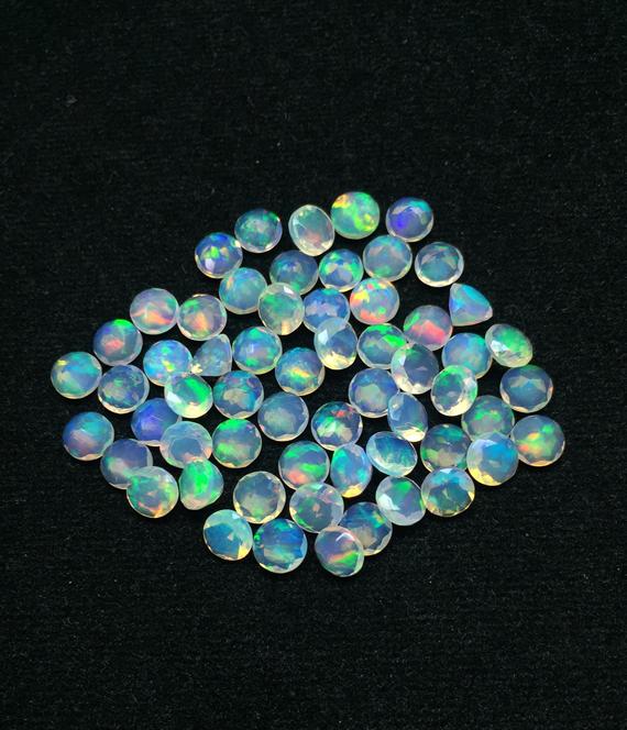 8mm Natural Fire Ethiopian Opal Loose stone Exporter