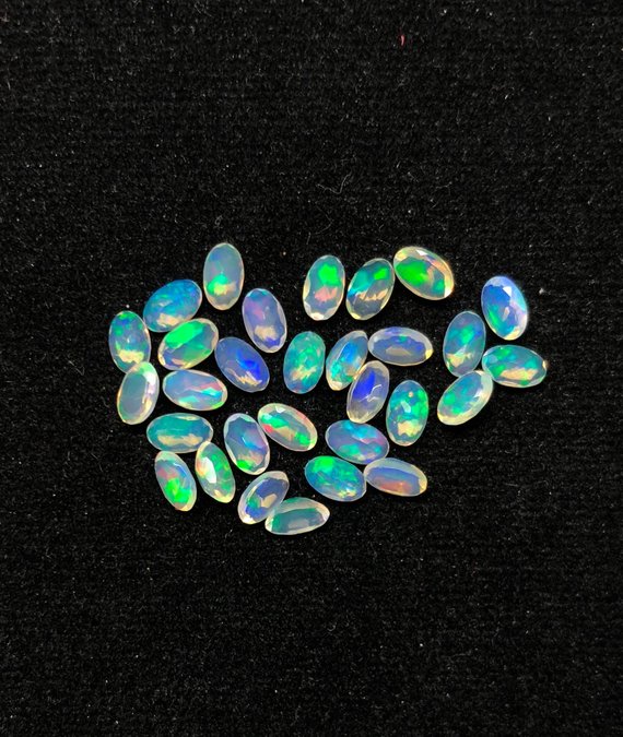 3X5mm Natural Fire Ethiopian Opal Loose stone Exporter